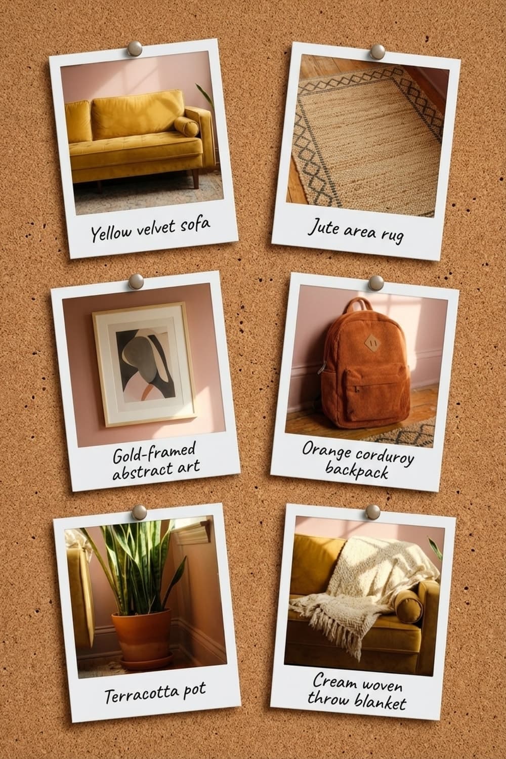 Echoes of Apple Juice and Homework - Hallway, entryway, pink walls, orange backpack, blue backpack - Get the Look Board