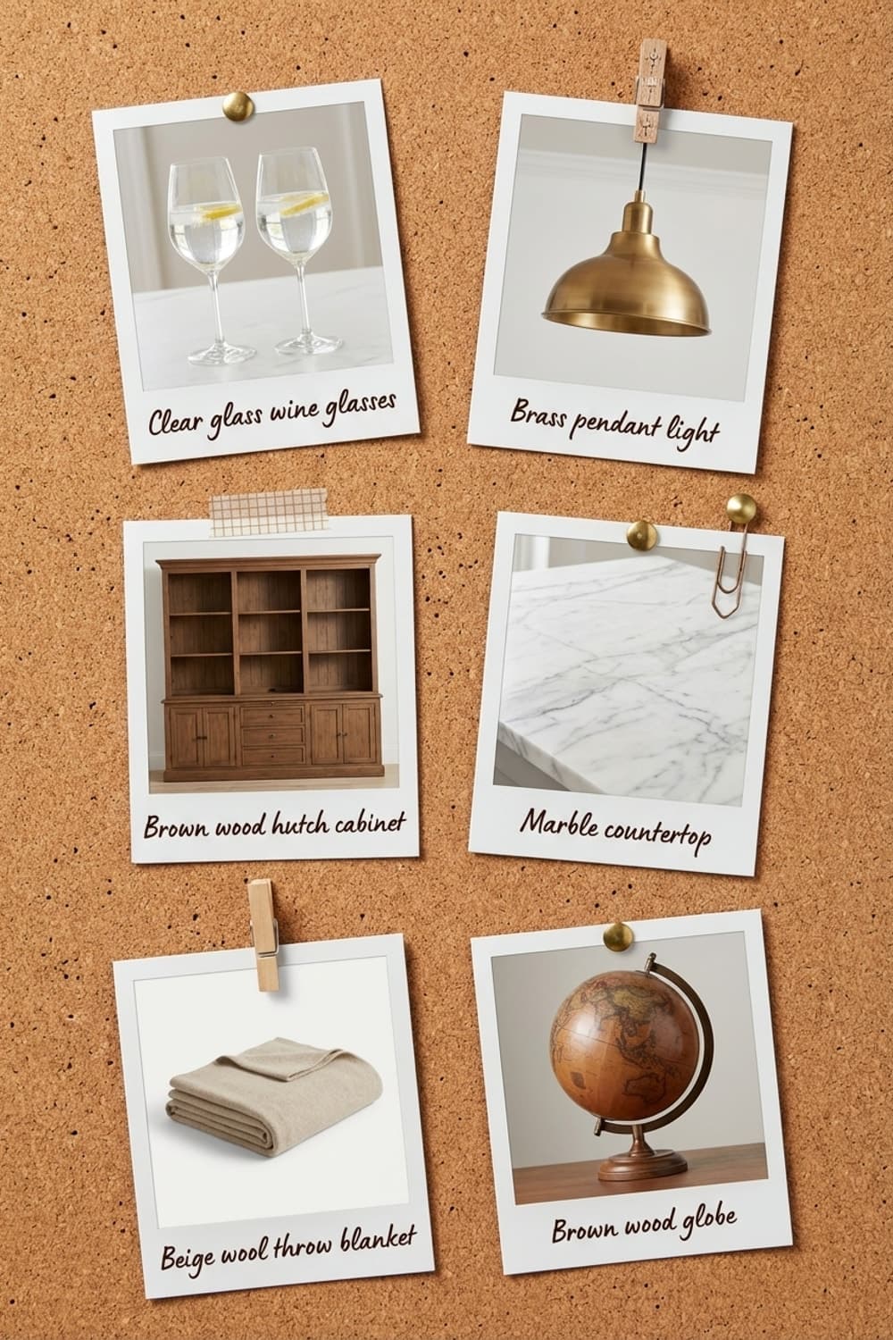 Globes, Olives, and Afternoon Light - kitchen, marble countertop, wood cabinetry, globe, olives - Get the Look Board