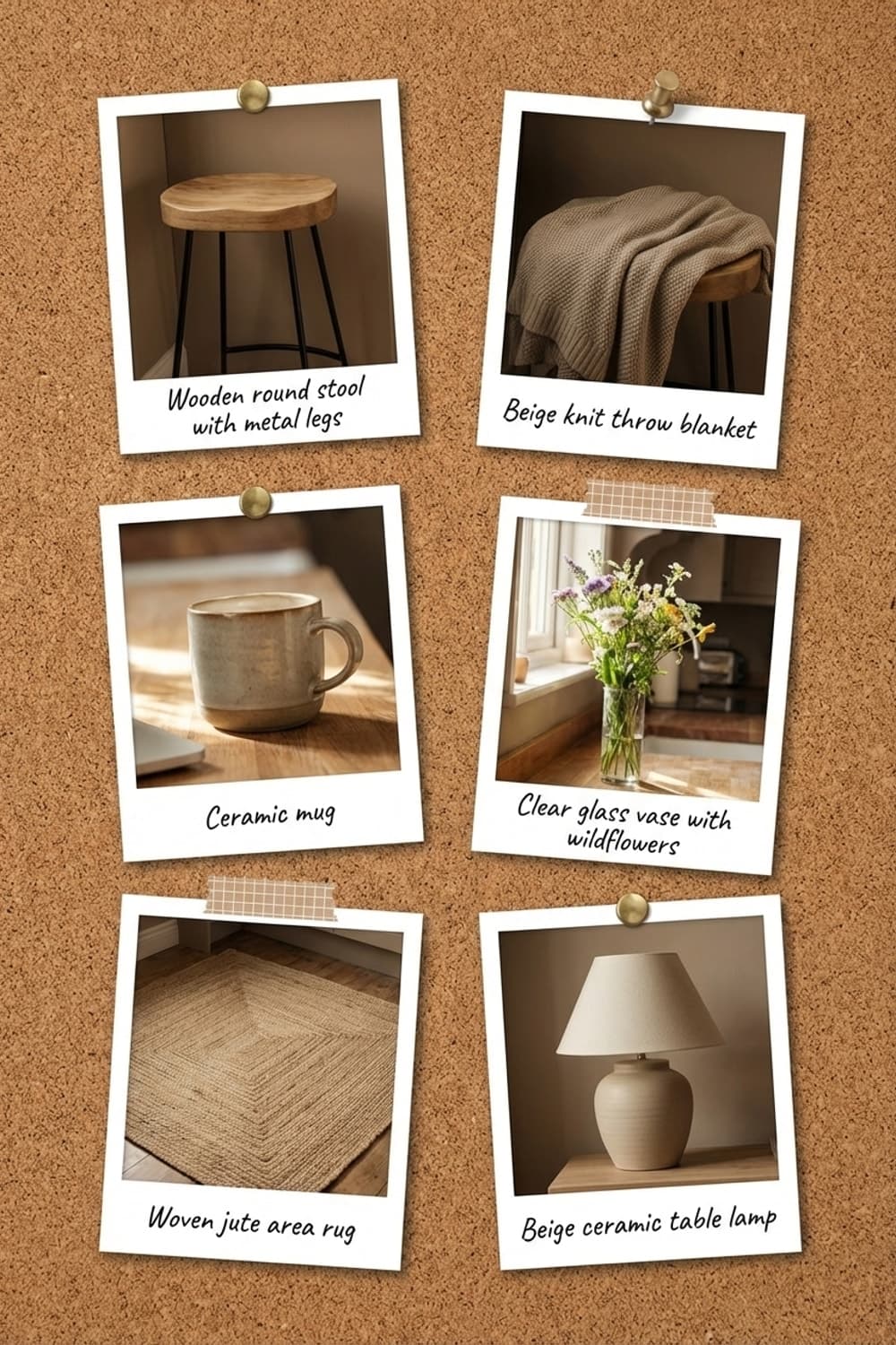 Every Window a Chance of Rain - kitchen, neutral color palette, wood countertop, breakfast nook, laptop - Get the Look Board