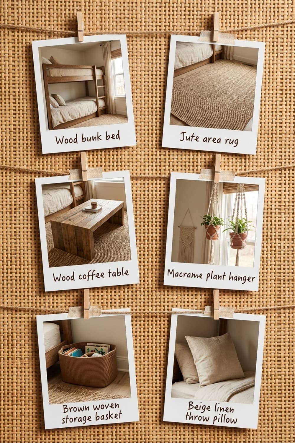 Where Greens Whisper, Woods Glow - bedroom, brown, beige, green, golden hour - Get the Look Board