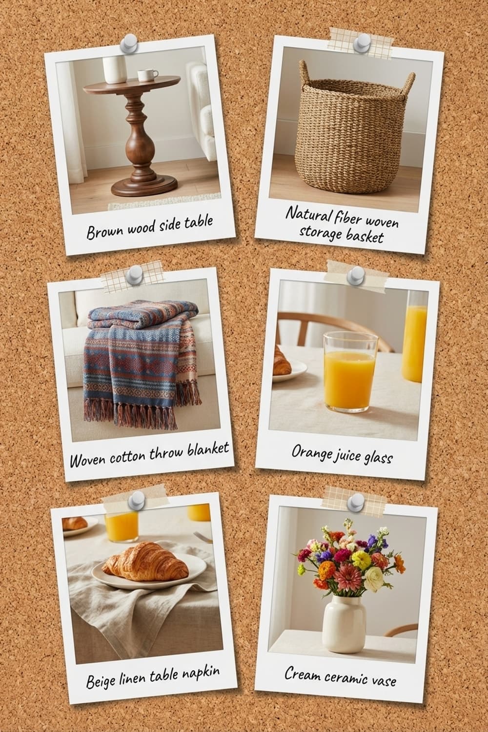 A Verdant Pause in Amber Light - entryway, terracotta, brown, woven baskets, wood - Get the Look Board