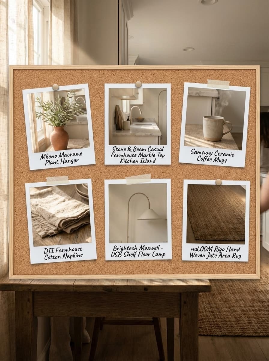 First Light, Steaming Cup - kitchen, breakfast, morning light, wooden table, linen - Get the Look Board