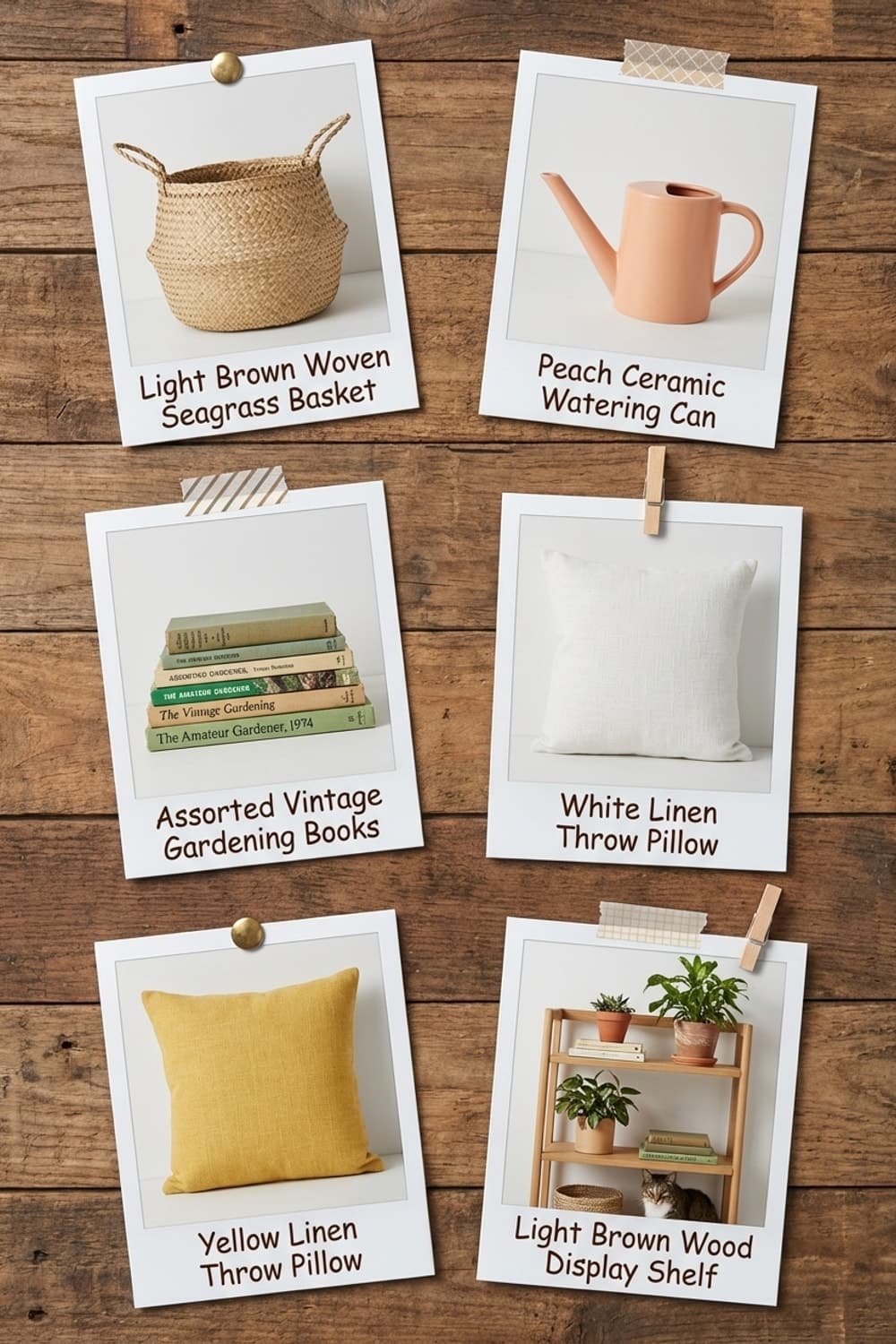 Green Sleep, Winter Held at Bay - indoor garden, indoor plants, wicker basket, cat nap, books - Get the Look Board