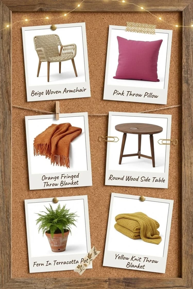 Remember How Good Weekends Feel? - balcony, patio, outdoor seating, orange, fuchsia - Get the Look Board