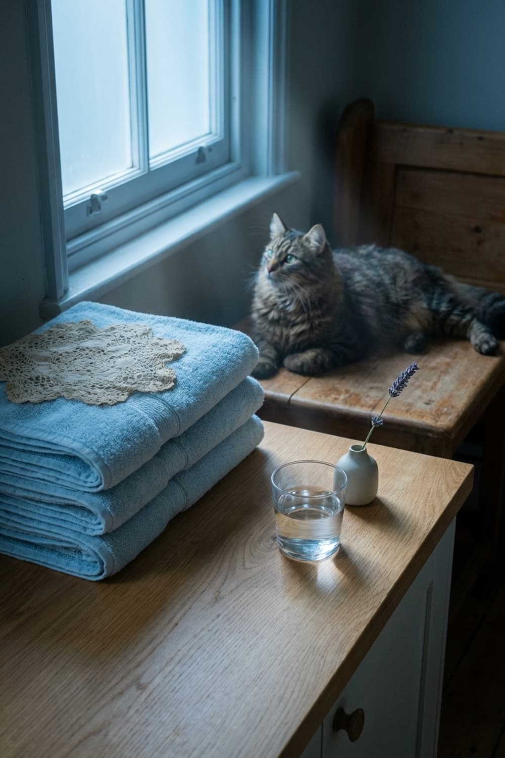 Sun Through a Window, Stillness - bedroom, guest room, calm, quiet, soft light - Room Inspiration